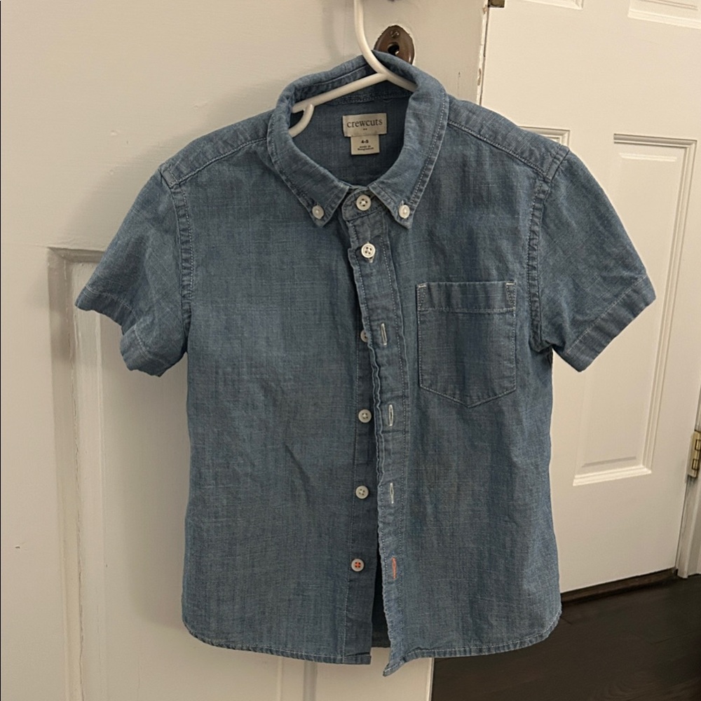 Crewcuts Blue Button Down Shirt